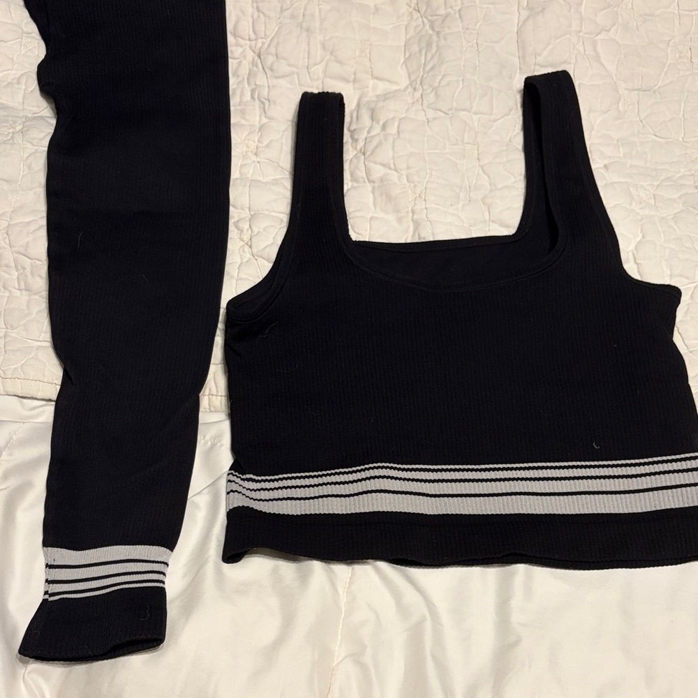 Nux Black Ribbed Set - Picture 5 of 8